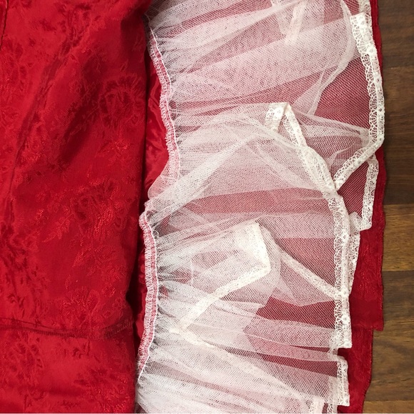 Vintage red swing dress - Picture 3 of 4